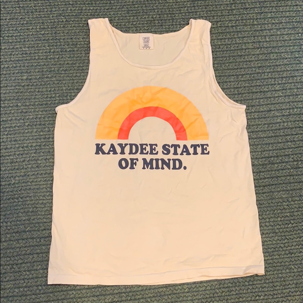 Pale yellow Kappa Delta tank